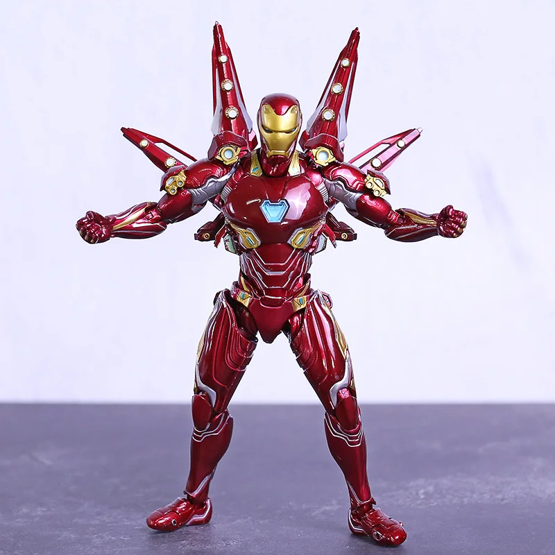 SHF Железный человек MK50 нано оружие набор 2 ПВХ экшн фигурка Коллекционная модель