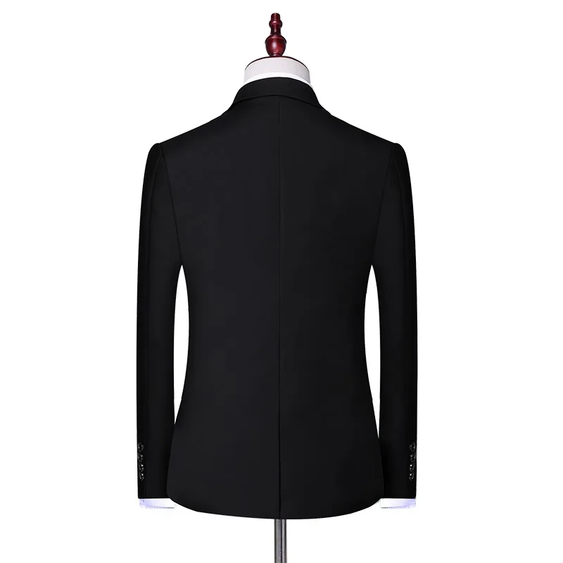 3 Piece Suits Men Men's Suit Suit Korean Edition Youth Handsome British Style Slimming Suit Groomsman's Wedding Dress Blazers