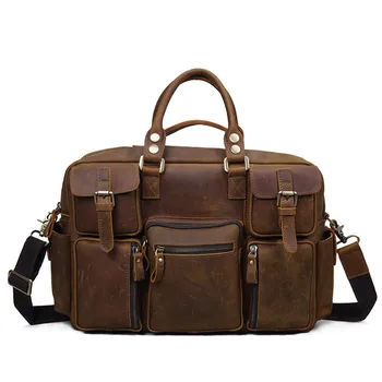 

vintage style mens sling bag travel bag business leather crossbody handbag