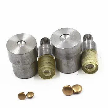 

6/8/10mm Metal Rivets Mold Die.Hand Press Mold. Leather Craft Belt Wallet Fasteners.Double Cap Sewing Punk Bag Belt Rivet Nozzle