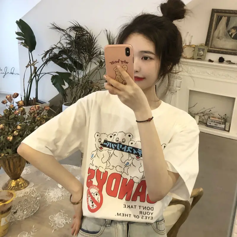 cartoon crop tee