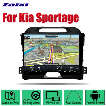 

ZaiXi Android Car GPS Navi for Kia Sportage Sportage R 2010~2015 player Navigation WiFi Bluetooth Mulitmedia system audio stereo