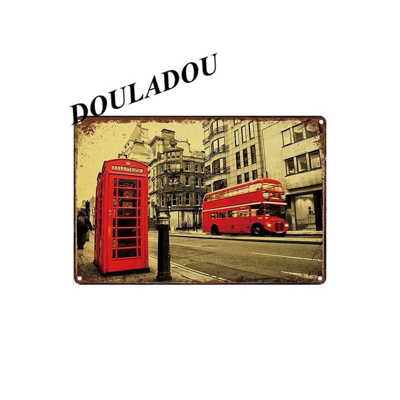 [Douladou] Горилла челюсти винтажные тисненые металлические жестяные знаки Ретро табличка Плакат Бар Паб настенная живопись декоративная 30*20 см - Цвет: 6