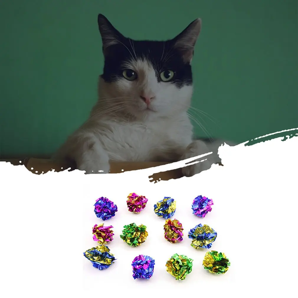 Кошка Crinkle игрушка для кошки в виде шара интерактивная игрушка шары кошка Дразнилка для кошки Ловец домашних животных игрушка Поставка игрушек для домашних животных прочная звуковая бумага