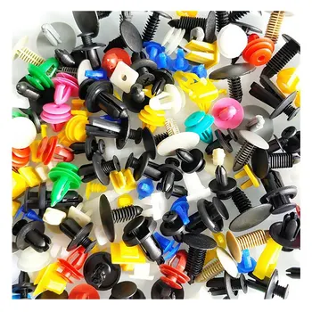 

200 PCS Universal Mixed Fasteners Door Trim Panel Auto Rivet Car Clips Retainer Push Cover Fastener Clips