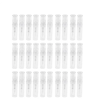 

30Pcs Clear 2Ml Atomizer Plastic Bottle Spray Disposable Perfume Empty Sample Bottle for Travel Party