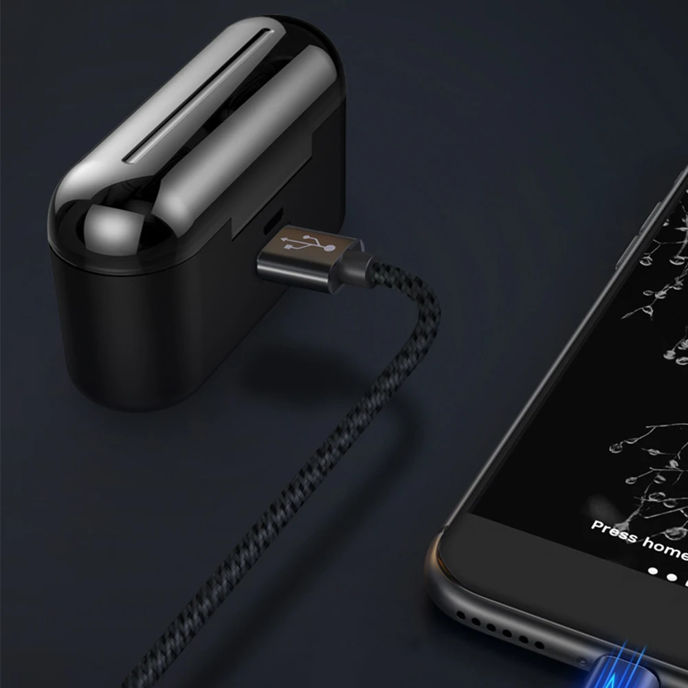 Q32S TWS Bluetooth 5,0 8D объемный звук беспроводная гарнитура спортивные наушники-вкладыши HD светодиодный дисплей питания с зарядным устройством 3500 мАч