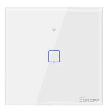 Смарт-переключатель SONOFF T0UK Голосовое управление/синхронизация статуса UK Plug WiFi переключатель сенсорной панели поддержка Alexa Google Home