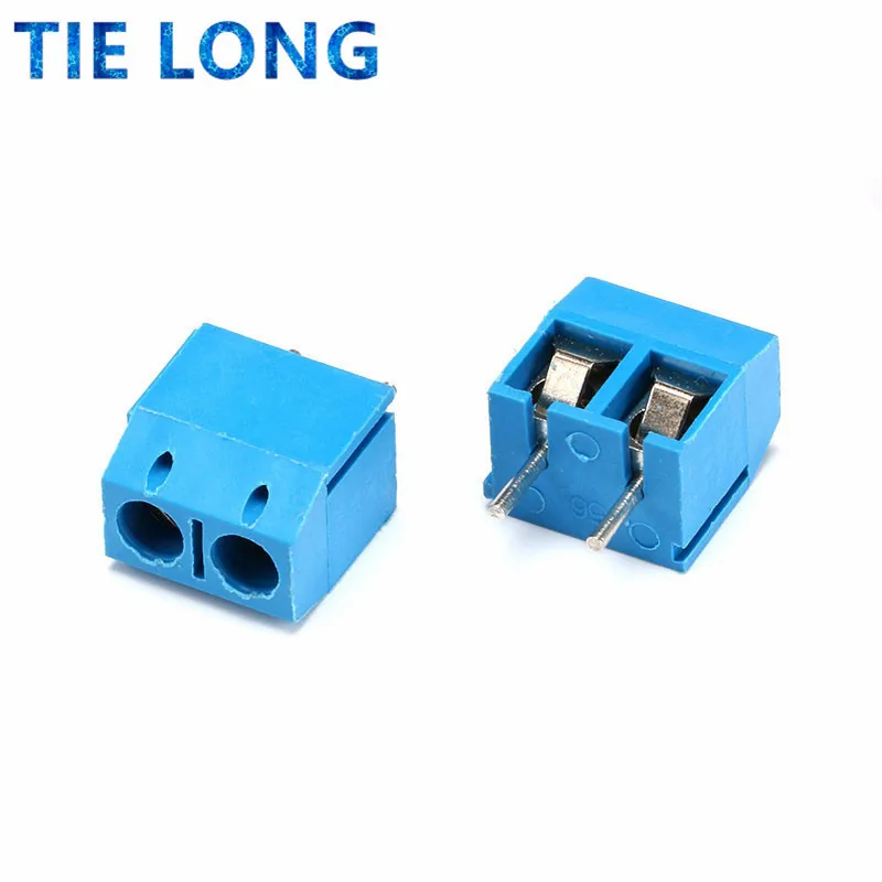 50pcs 5.08-301-2P 301-2P 2 Pin Screw Terminal Block Connector 5mm Pitch screw terminal block connector