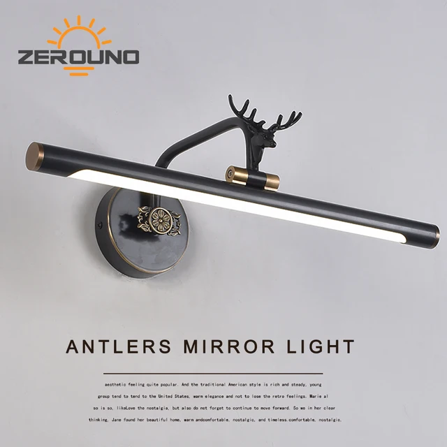 $US $48.00  zerouno led lamp bathroom light mirror light modern new design antler wall vanity light for loft ho