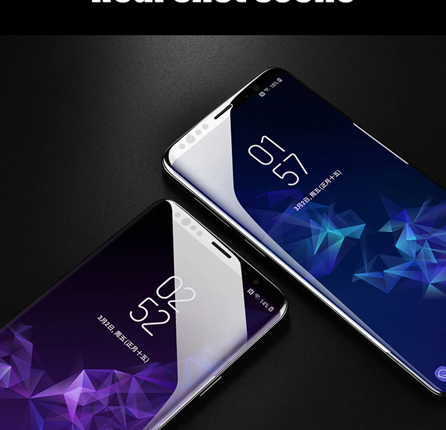 99D полностью изогнутое закаленное стекло для samsung Galaxy S9 S8 Plus Note 8 9 Защитная пленка для экрана стекло для samsung S8 S9 S7 S6 Edge