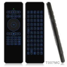 T007 умная воздушная мышка клавиатура Голосовая многофункциональный пульт дистанционного управления беспроводной для Android tv Box Windows/Android/для MAC OS/Linux