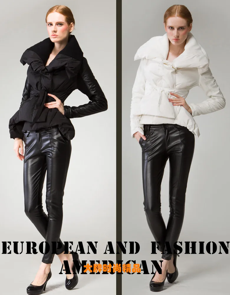Модное женское зимнее пальто в европейском стиле, пуховик нестандартного дизайна, женская короткая куртка