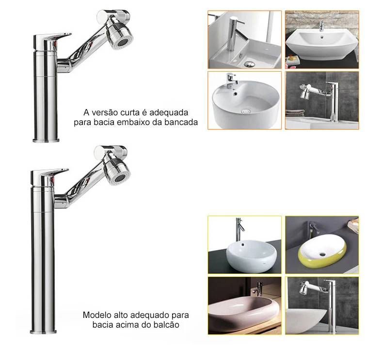 Antigo, Torneiras Universais, EL1326, Deck Montado