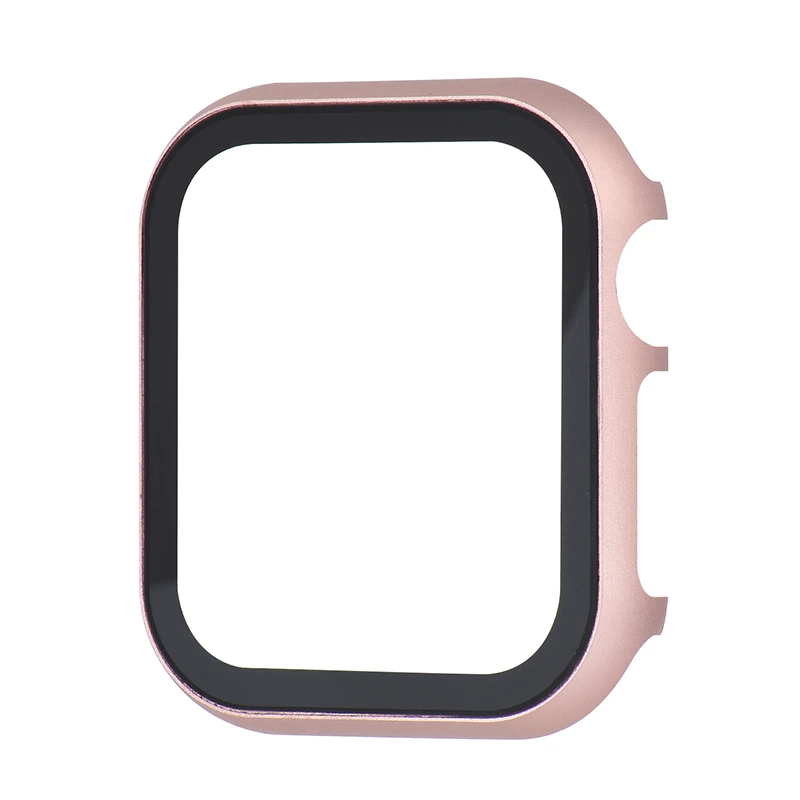 Алюминиевый Чехол протектор для Apple Watch series 4 3 2 1 ремешок корпус 42 мм 38 м 40 мм 44 мм экран чехол для часов чехол для iWatch 4