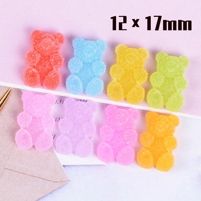 30Pcs Artificial Soft Candy Fruit Figurines DIY Craft Supplies Phone Shell Patch Arts Decor Materials Jewelry Hair Accessories
