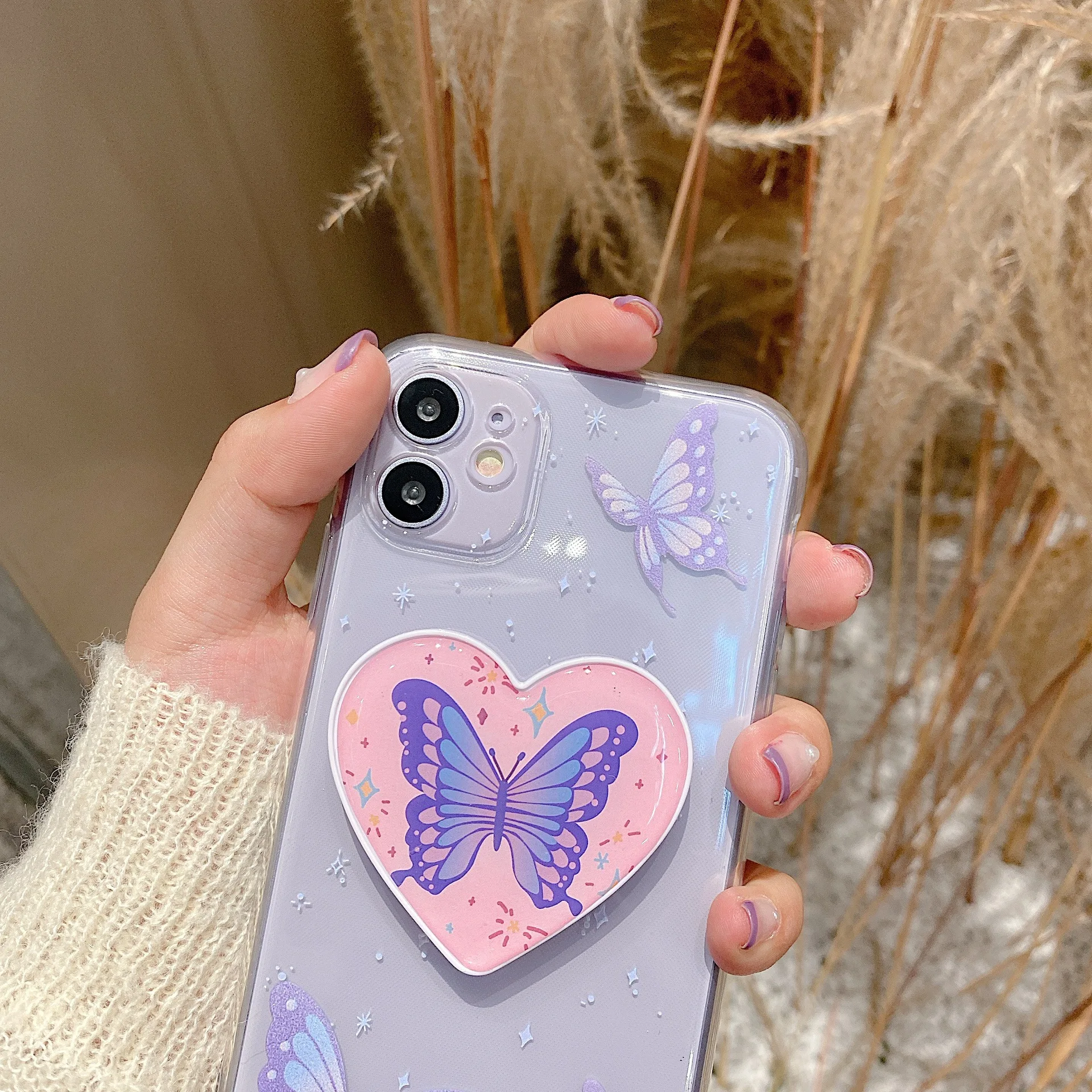 Сказочные бабочка 6 6S чехол с подставкой Чехол для телефона iPhone 11 Pro Max мобильный