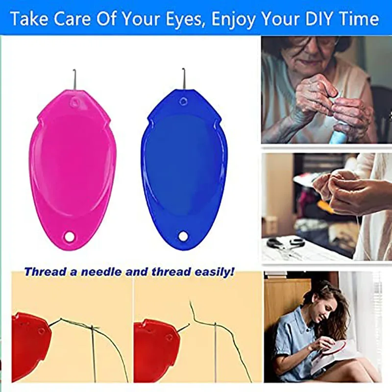 Description Picture 5 of item10pcs Needle Threader For Hand Sewing Thread DIY Sewing Tools Handmade Accessories For Sewing Crafting Embroidery Cross Stitch