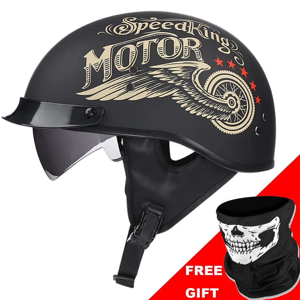 Motorcycle Helmet Crash Helmet Moto Helmets Voss Retro