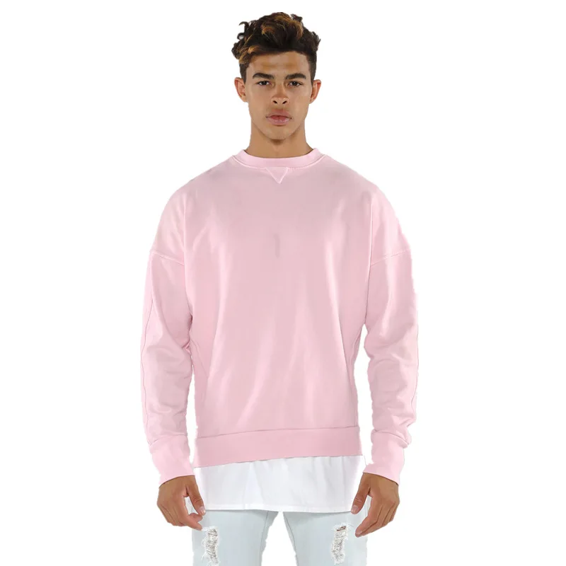 

Muscle Fitness Brothers Autumn And Winter Sports Long-sleeved Sweater Men Casual Pullover Crew Neck Base Shirt Light Board