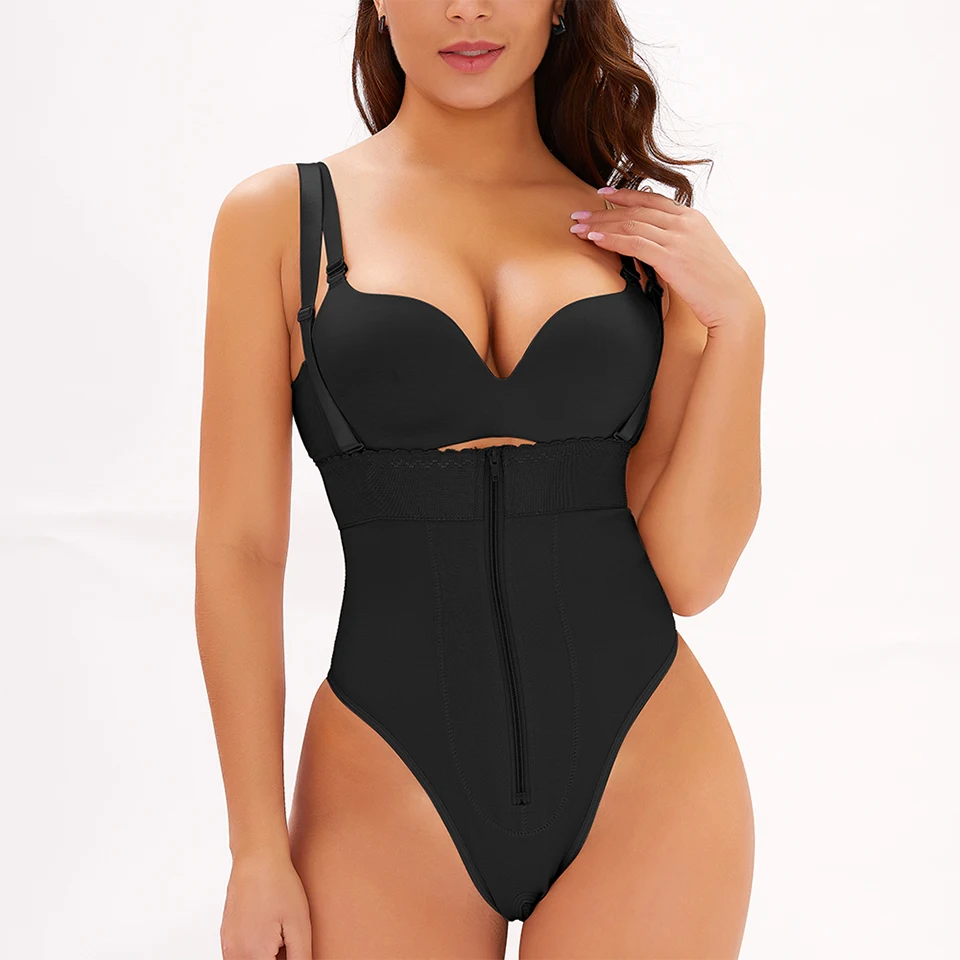 Woman Body Slimming Shaper High Rise Waist Trainer Control Panties Thongs Belly Flat Sheathing Underwear Plus Size Shapewear tummy tucker for women