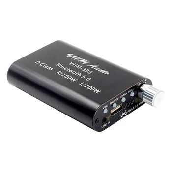 

VHM338 100WX2 Mini Bluetooth 5.0 Wireless o Power Digital Amplifier Board Stereo Amp DC 12V-24V