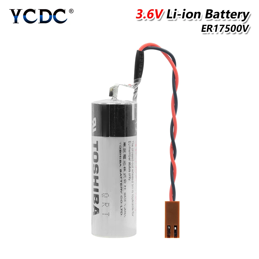 YCDC 3.6V 2700mAh ER17500V PLC Battery For Toshiba CNC System CS1W-BAT01 Backup Batteries C4 Serious Robot R13N860011 | Электроника