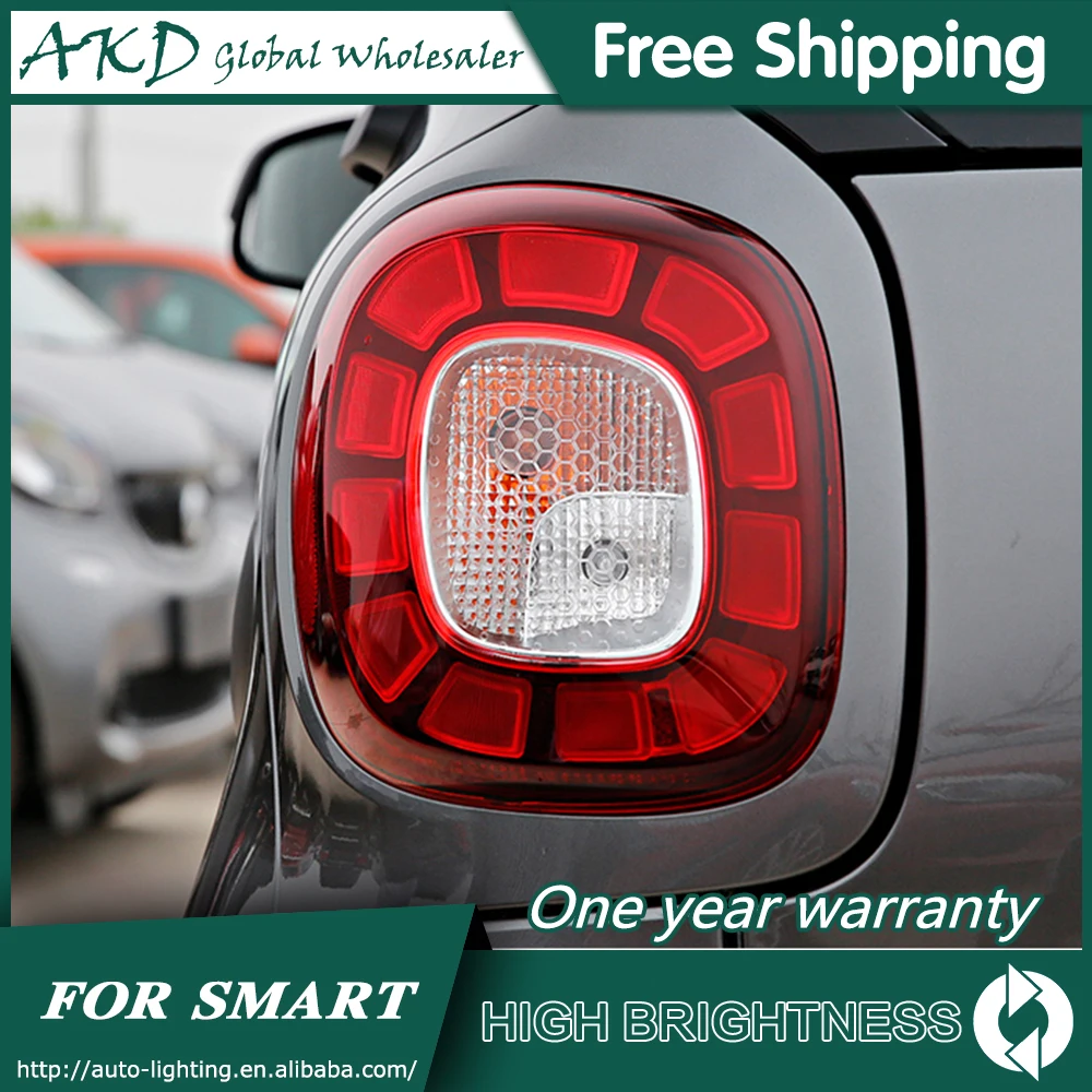 Задний фонарь для автомобиля Benz Smart- W453 светодиодная сигнальная лампа Противотуманные фары DRL дневные ходовые огни тюнинг автомобильные аксессуары