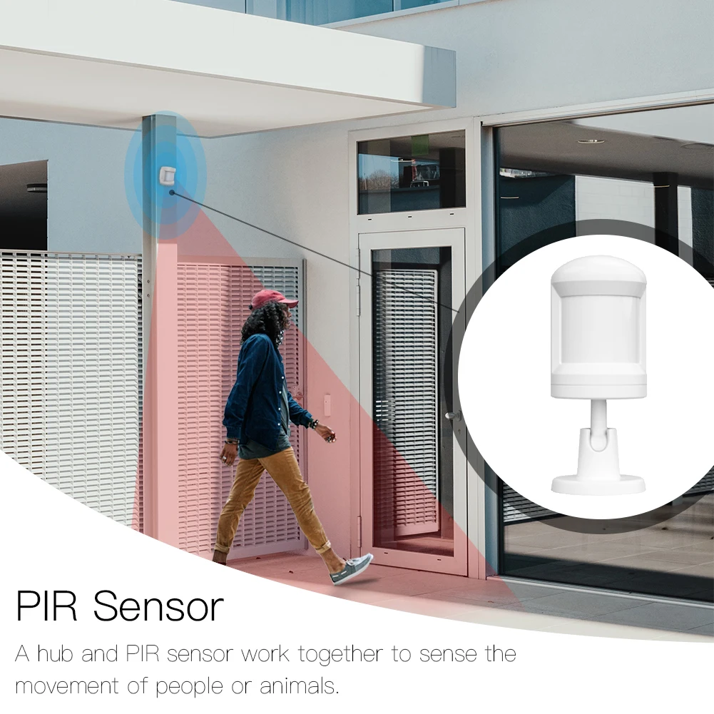 Sensor de Porta Sensor de Umidade Sensor de Movimento Aplicativo de Vida Tuya Zigbee Gateway Temperatura Pir Zigbe Inteligente Hub - Image 2