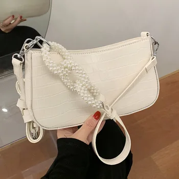 

Stone Pattern PU Leather Crossbody Bags For Women 2020 Small Shoulder Messenger Bag Female Luxury Chain Handbags and Purses