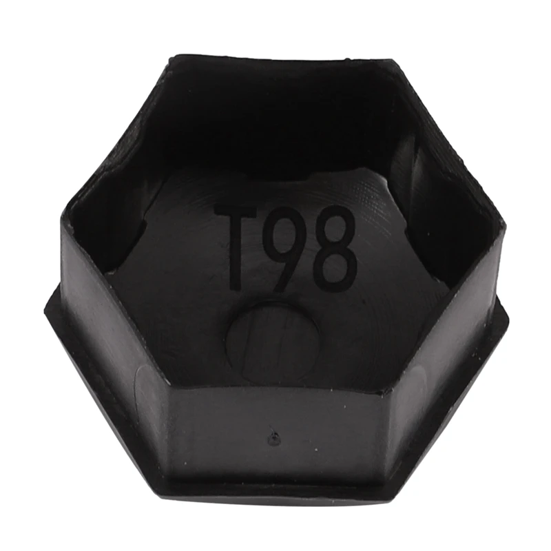 20Pcs 21Mm Car Tire Wheel Bright Black Bolt Nut Covers W/Removal Key Fit for Tesla Model S 12-17