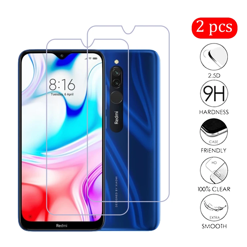 

For Xiaomi Redmi Note 8T 2.5D Tempered Glass Case For Redmi Note 8 T Premium Screen Protector Toughened Glass Anti-glare Film