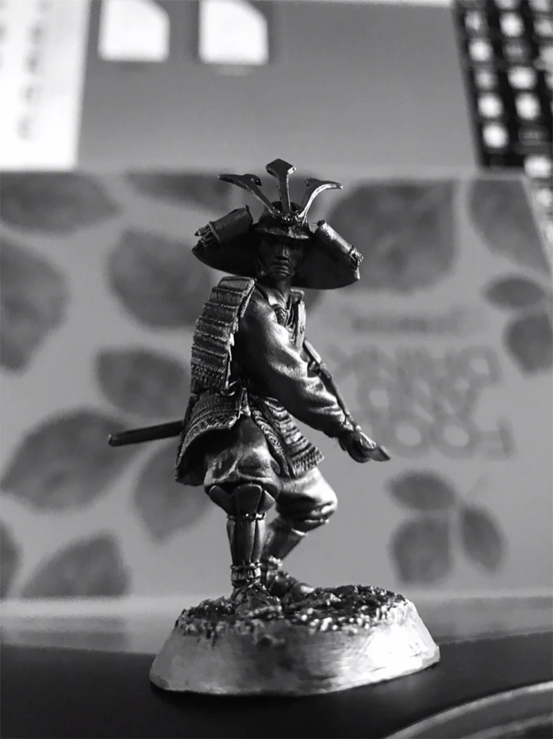 Details about / Knight toy soldier Samurai warriors metal sculpture Tin 45mm miniature figurine