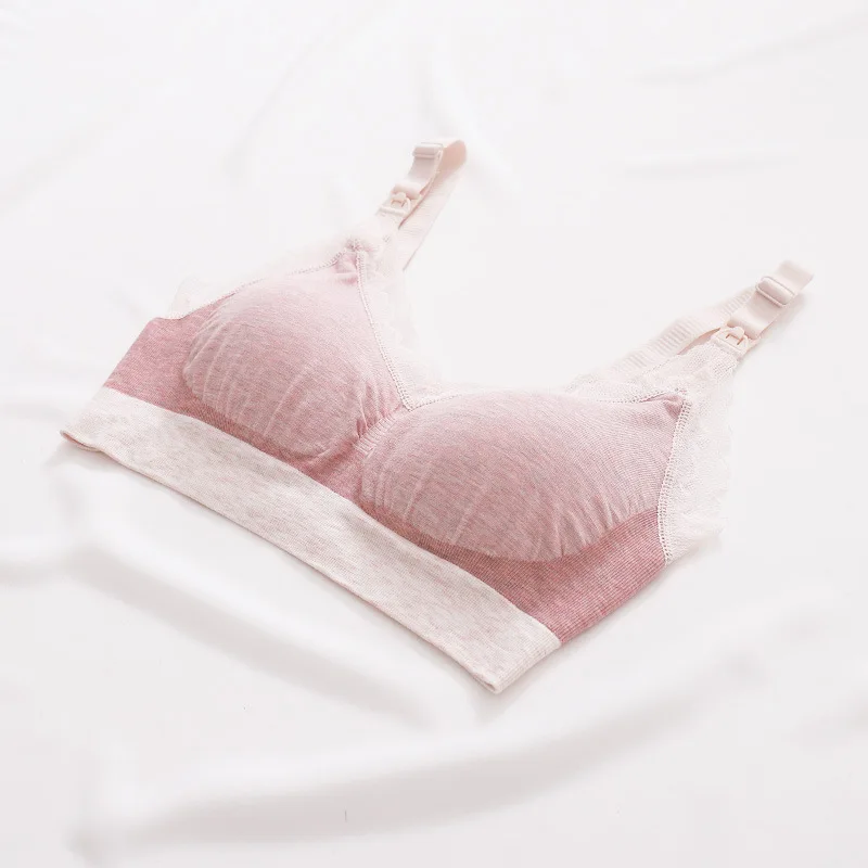 Breastfeeding bra pregnant women underwear maternity nursing bra high quality lace bra 5