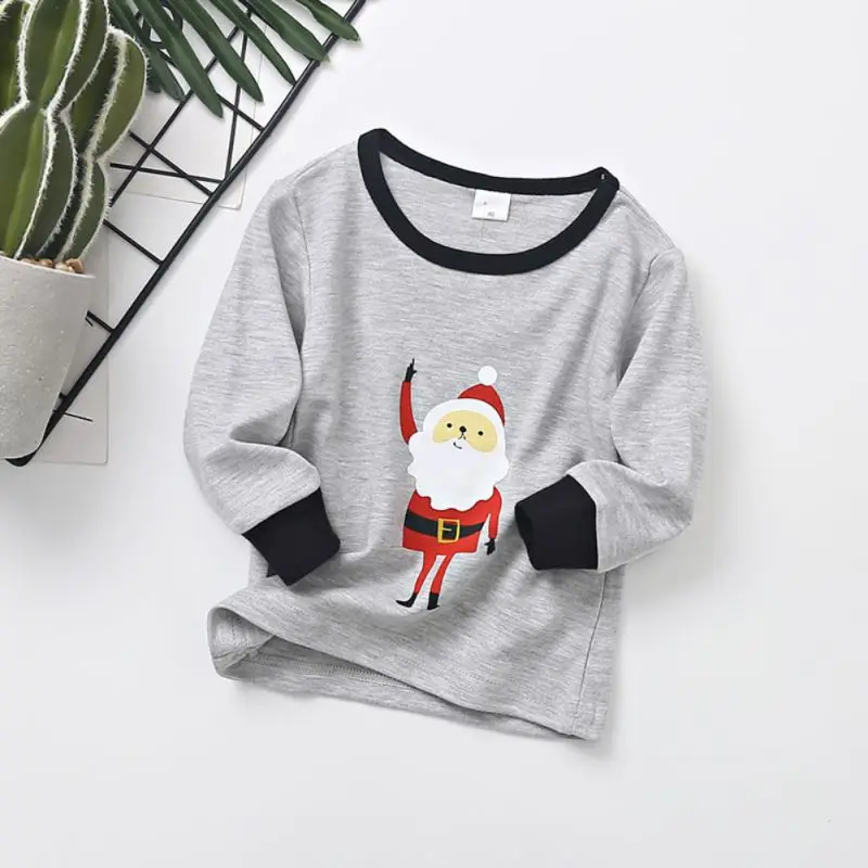 Рождественские пижамные наборы для девочек пижама для малышей roupas infantis menina, пижама для маленьких девочек пижама для детей от 0 до 5 лет