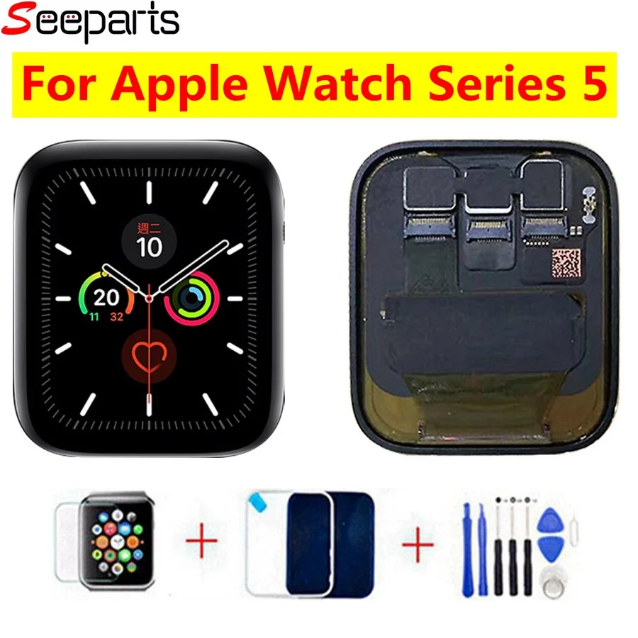 ЖК-дисплей для Apple Watch 5 сенсорный экран в сборе Series серии S5 44 мм 40 запасные части |