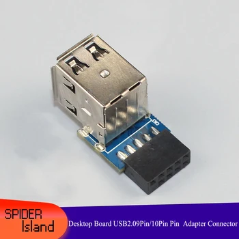 

Desktop Board USB2.09 Pin/10Pin to USB 2.0 Connector Adapter Built-in Dongle Uton USB Bluetooth