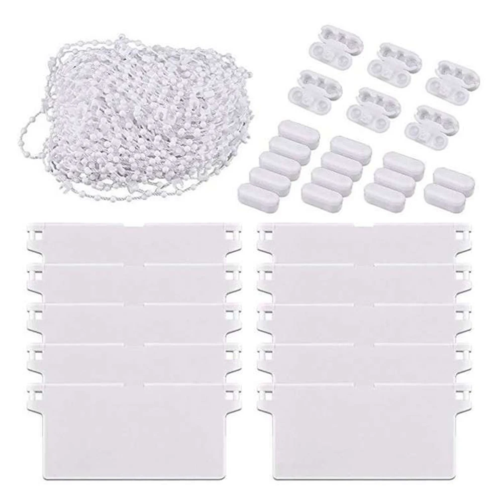 10 Roller Vertical Blind Spare Parts Plastic Chain Joiner Connectors Bath Kits 