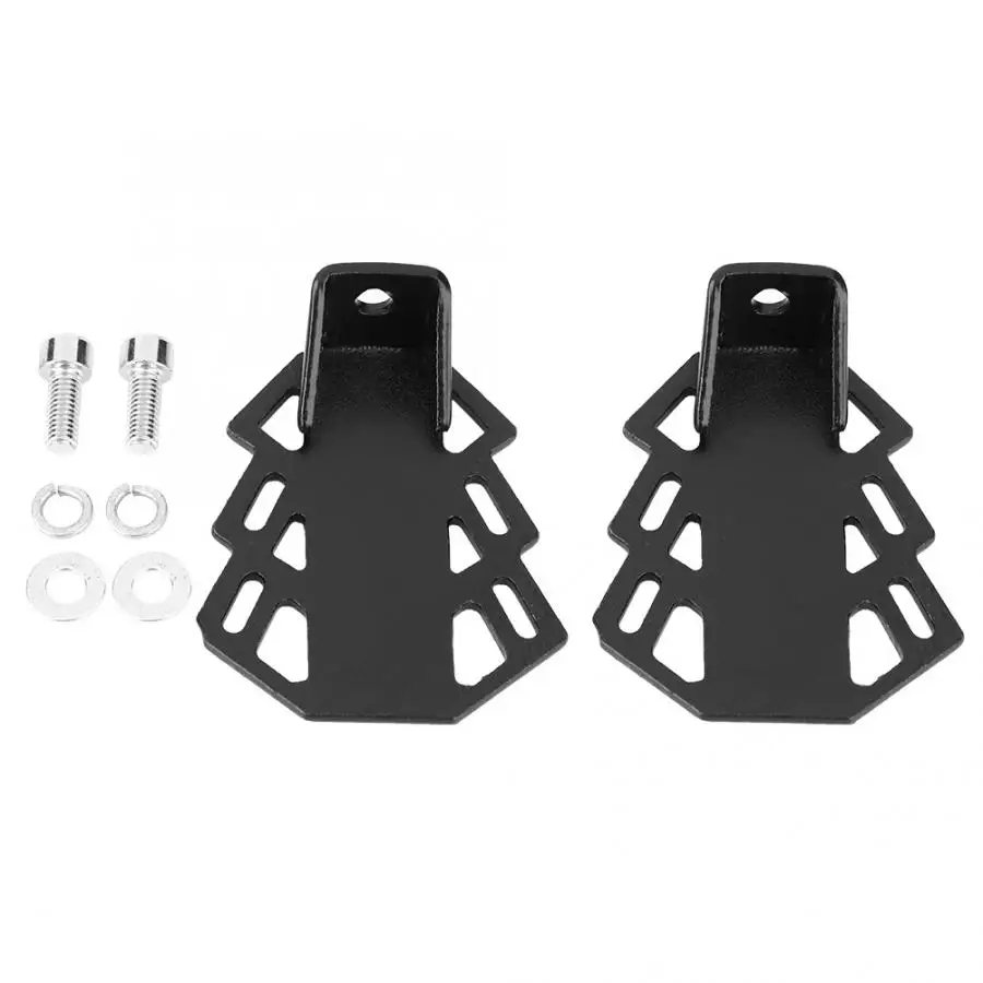 Bike Rear Feetpegs Anti-slip 2pcs Mountain Terrain Bicycle Iron Pedal Foot Rest with 5mm Hole | Спорт и развлечения