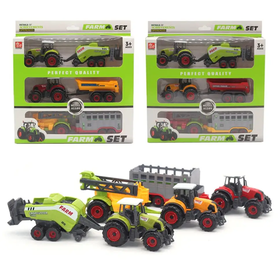 kids tractor set