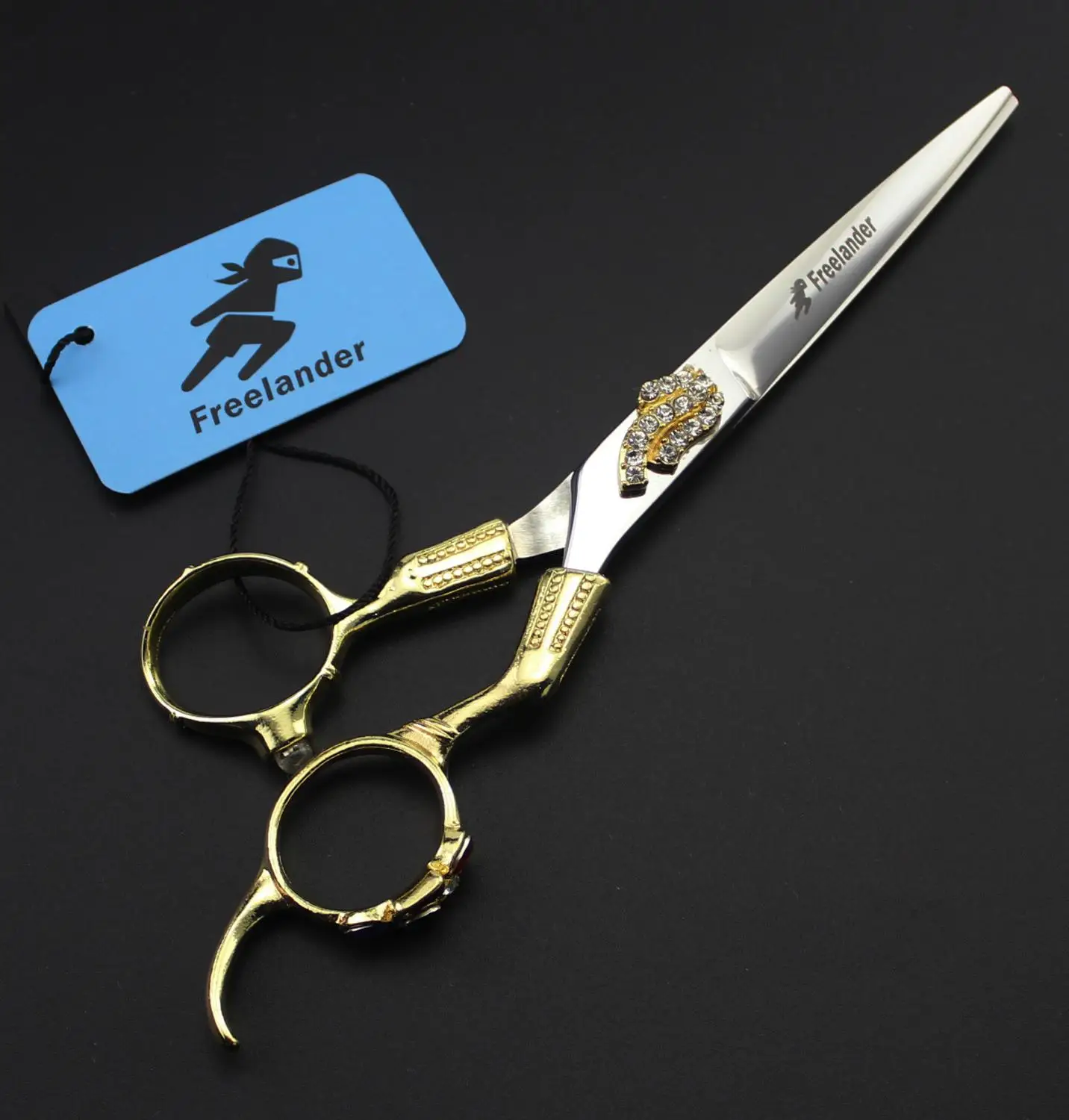 6.0" retro 440c Sale Silver Japanese Hair Scissors sharp Hairdressing Scissors Shears Hairdresser Shaver Haircut scissors - Цвет: cutting scissors