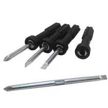 Мини многофункциональный прямой крест с двумя двойными головками двойного назначения с металлическим наконечником отвертка Биты Набор T