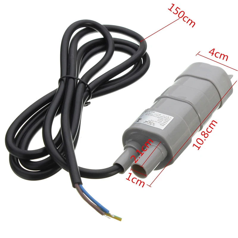 600л/ч 5 м DC12V погружной насос для аквариума с высоким подъемом для купания, промывки, стразы, полива