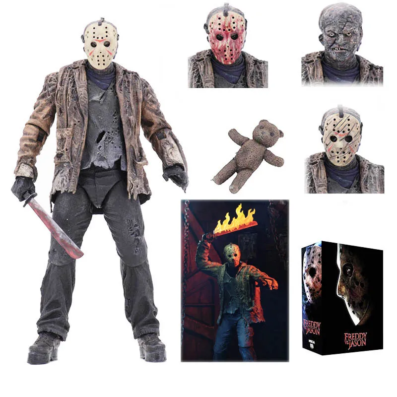 Тип NECA Freddy vs Jason FVJ Ultimate Джейсон Вурхиз фигурка игрушка кукла рождественский подарок на день рождения