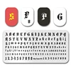 Nail Stamp MouTeen036 Coordinate Letter Bar Code Number Nail Stamping Plates Manicure Set For Nail Art Stamp 3