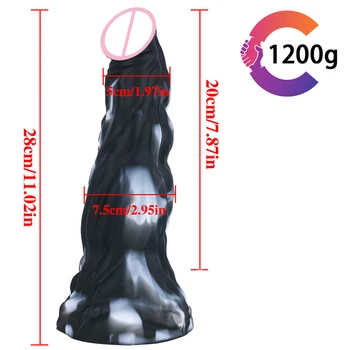 Super Huge Dildo Coloful Silicone Dildos Big Penis Dick Sex Toys for Women Masturbator Orgasm Anal Massager Adult Anal Sex Shop 6