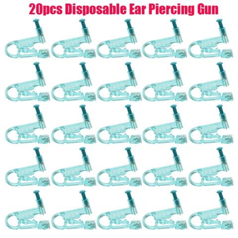 Ear Piercing Gun Kit Disposable Disinfect Safety Earring Piercer Machine Studs Nose Clip Body Jewelry Piercing Tool