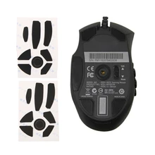 2 conjuntos de 0.6mm espessura substituição mouse pés patins para razer naga ep ic hex m3gd