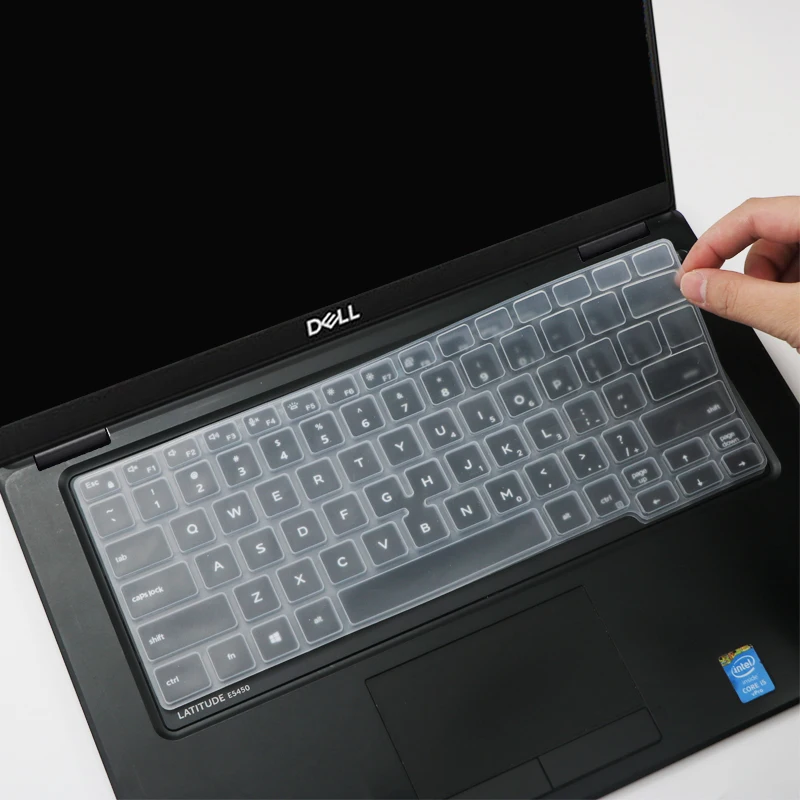 14 дюймов силиконовая для ноутбука защитная крышка клавиатуры DELL LATITUDE 7400 3400 5400 5401