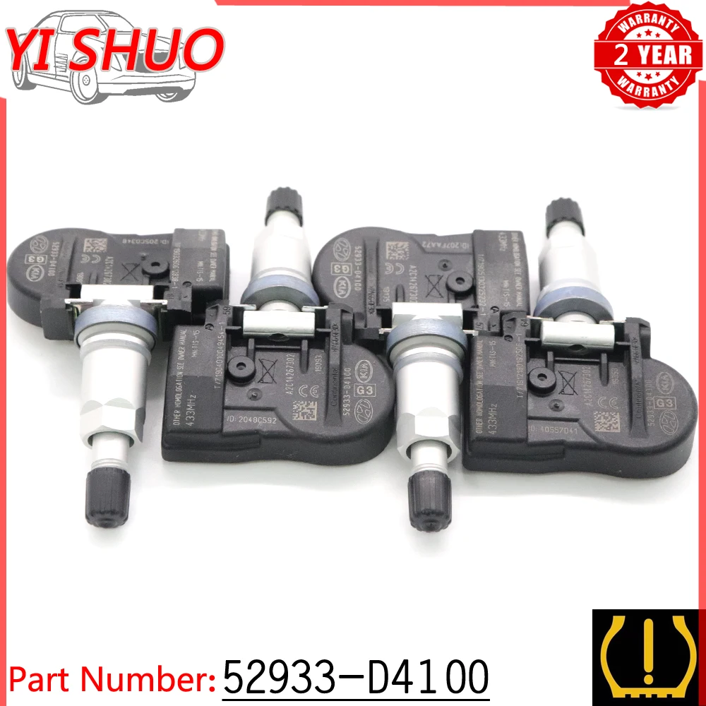 TPMS TIRE Tyre PRESSURE SENSOR MONITORING SYSTEM 52933 D4100 52933